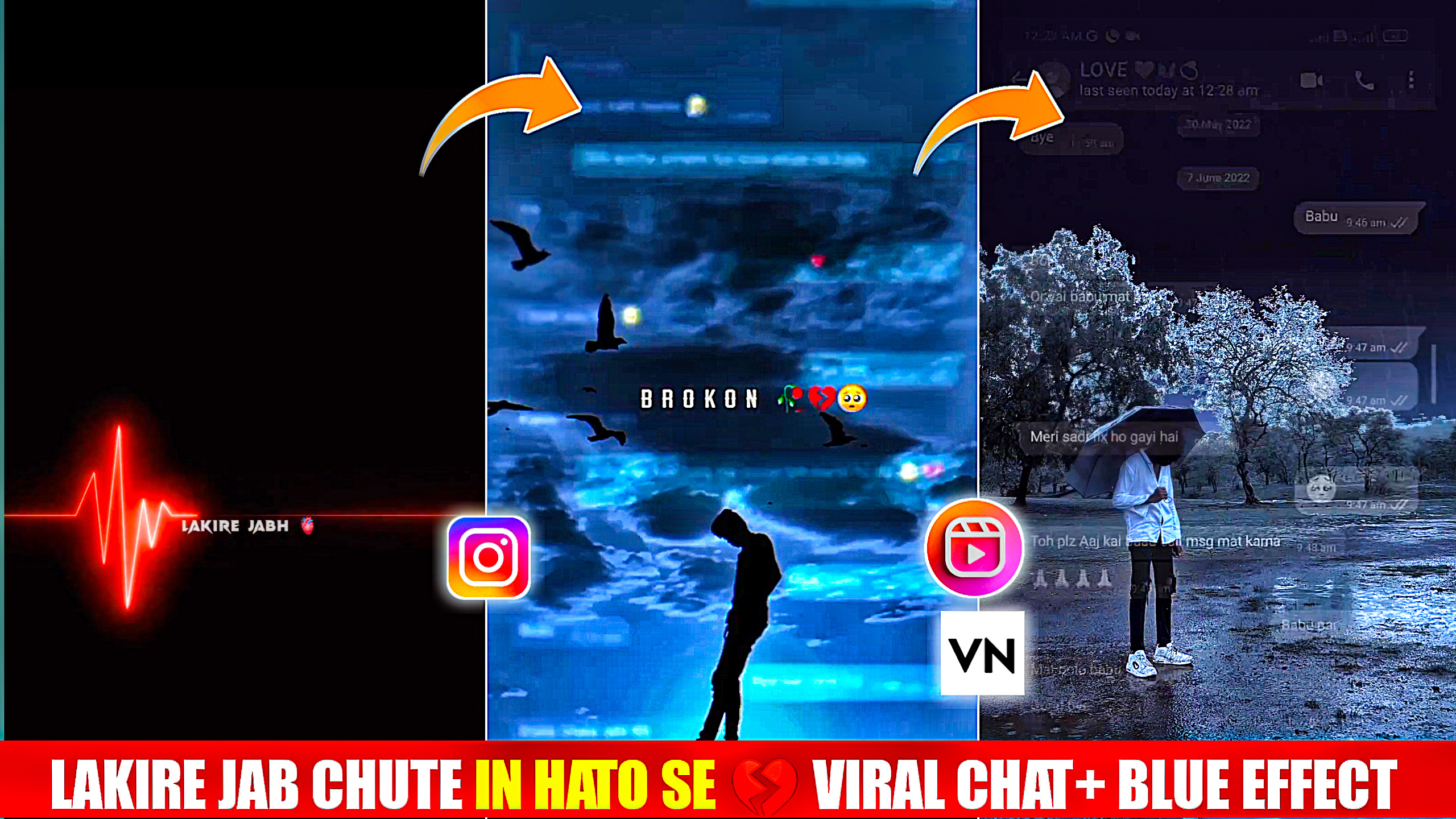 lakiren jab chute in hato se lyrics trending sky change video editing viral chat + blue tone